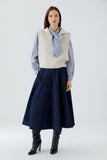 Sleeveless sweater in a gorgeous neutral colour