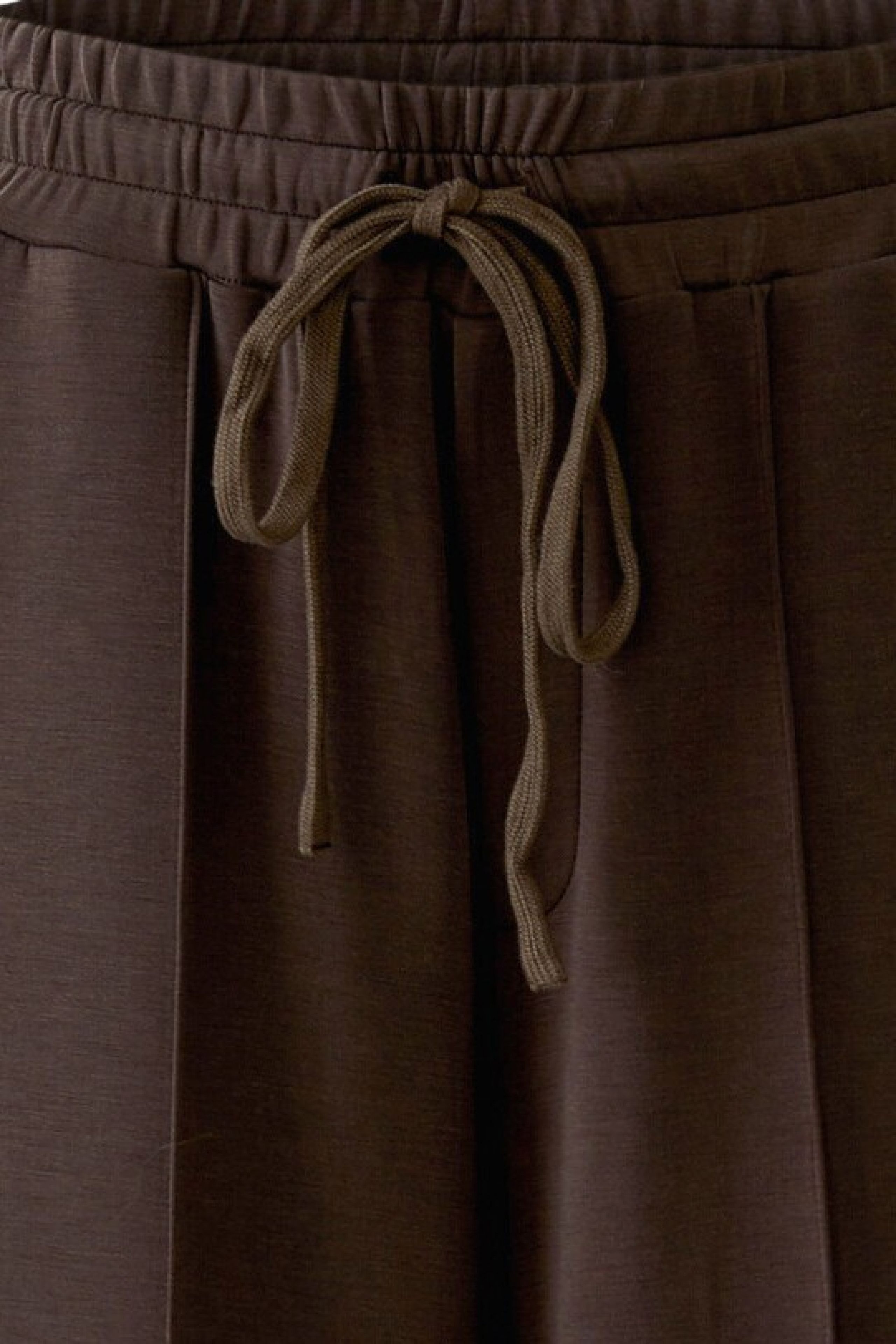 Brown Marlene Trouser in Soft Scuba