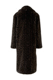Fur Leopard Print Coat