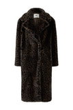 Fur Leopard Print Coat