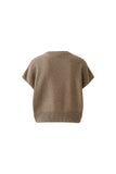 Taupe Sleeveless sweater
