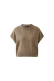 Taupe Sleeveless sweater