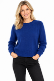 Blue Sweater with Gorgeous Shape