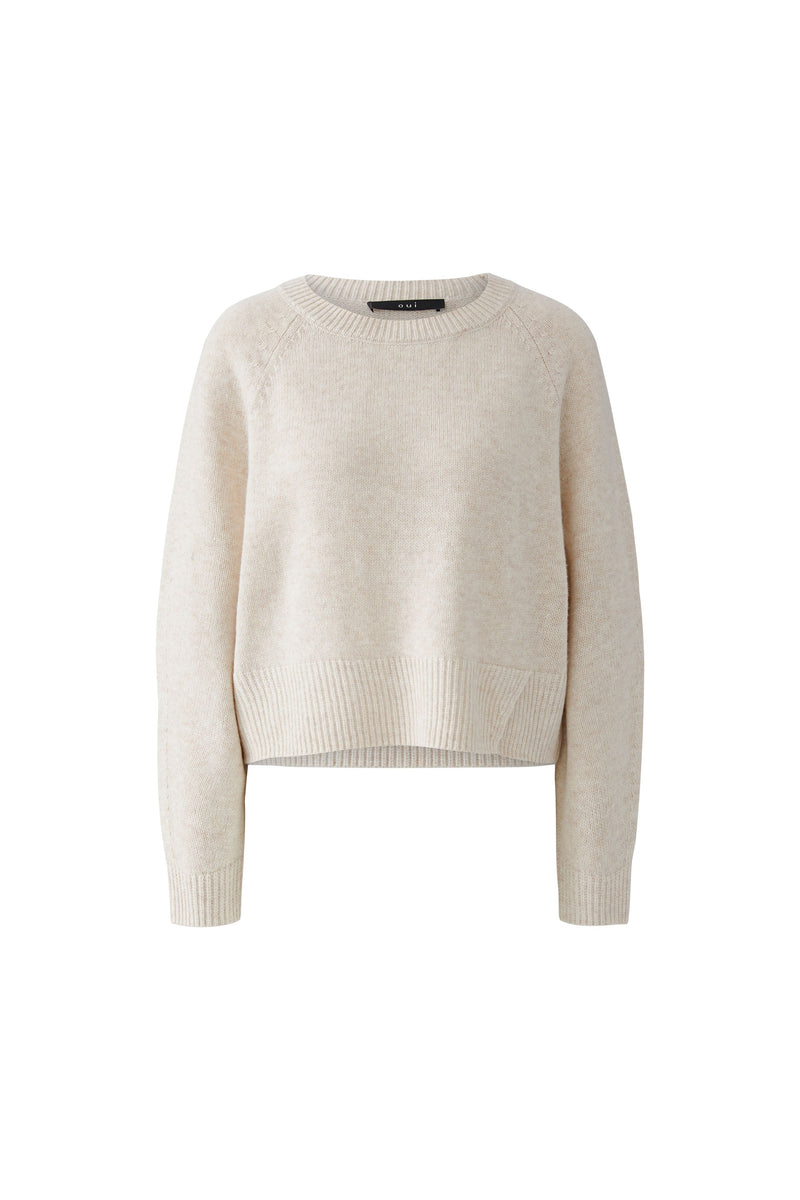 Light Beige Sweater in Woolmix