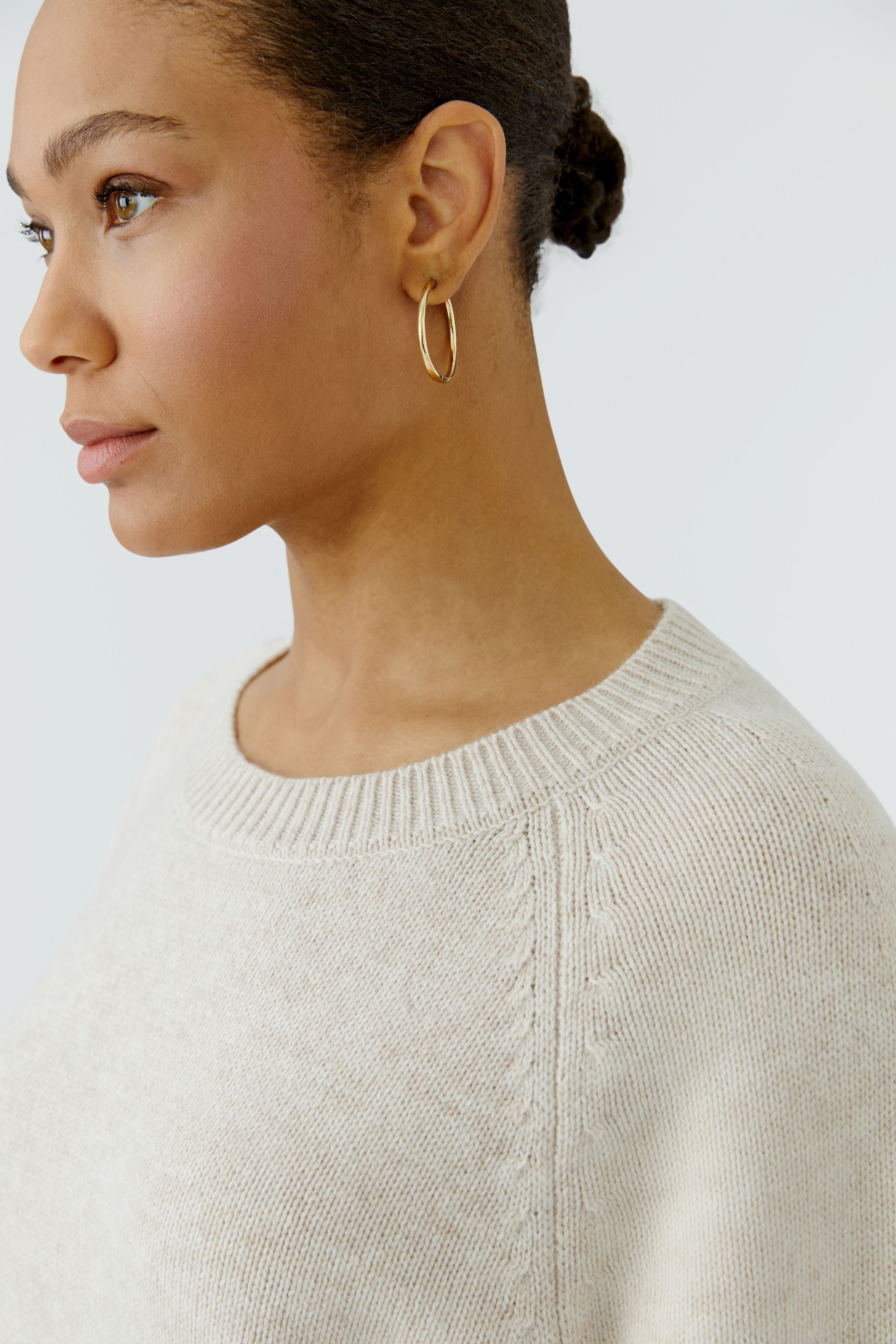 Light Beige Sweater in Woolmix