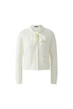 Ivory Soft Feel Cardi with Satin Tie