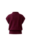 Sleeveless Sweater in Bramble Berry