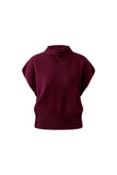 Sleeveless Sweater in Bramble Berry