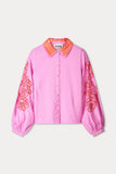 Cheering Pink Sequins Blouse