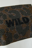 Wild Tshirt with Leopard Print Accents