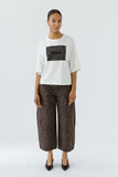 Wild Tshirt with Leopard Print Accents