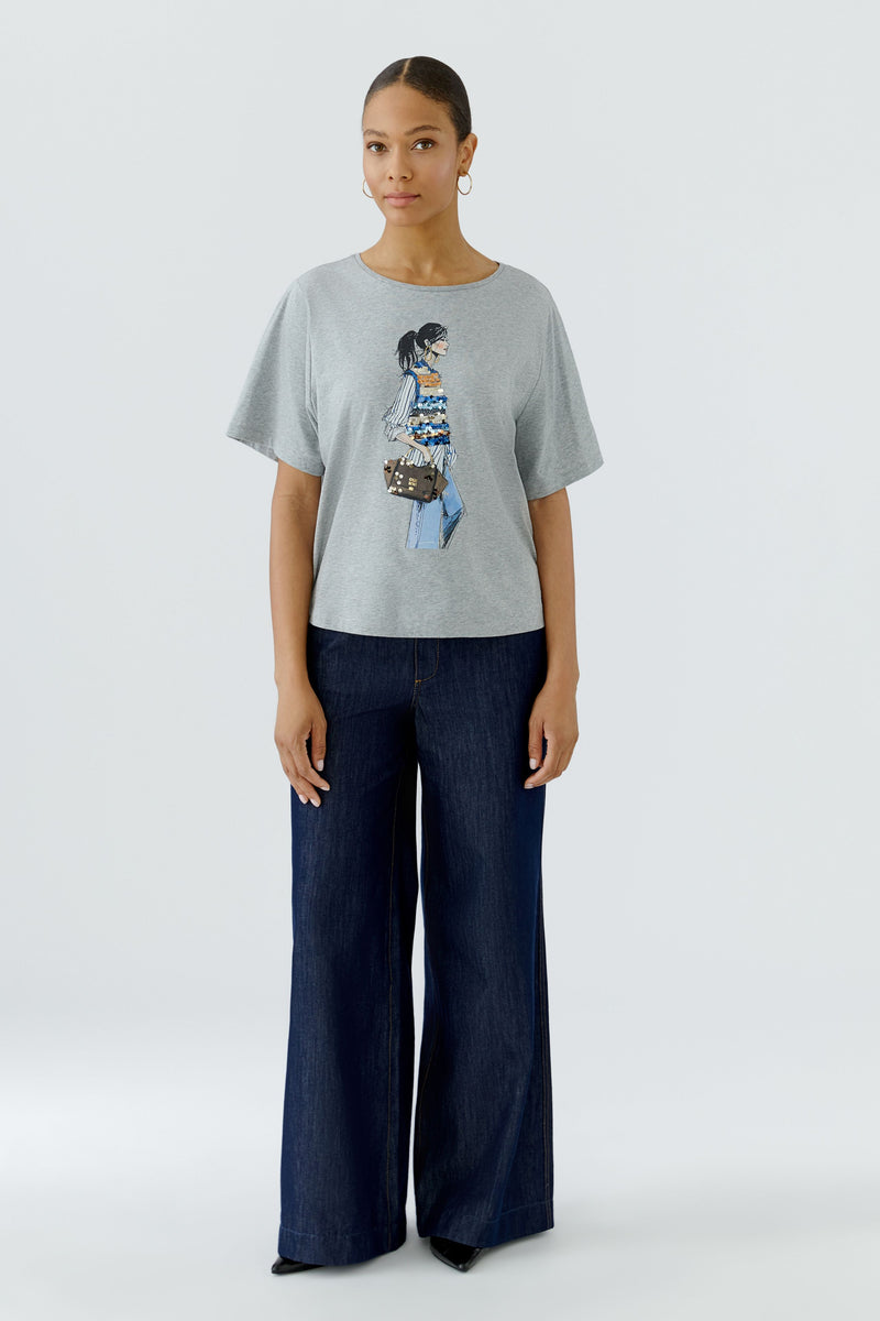 Grey tshirt with print
