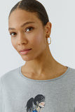 Grey tshirt with print