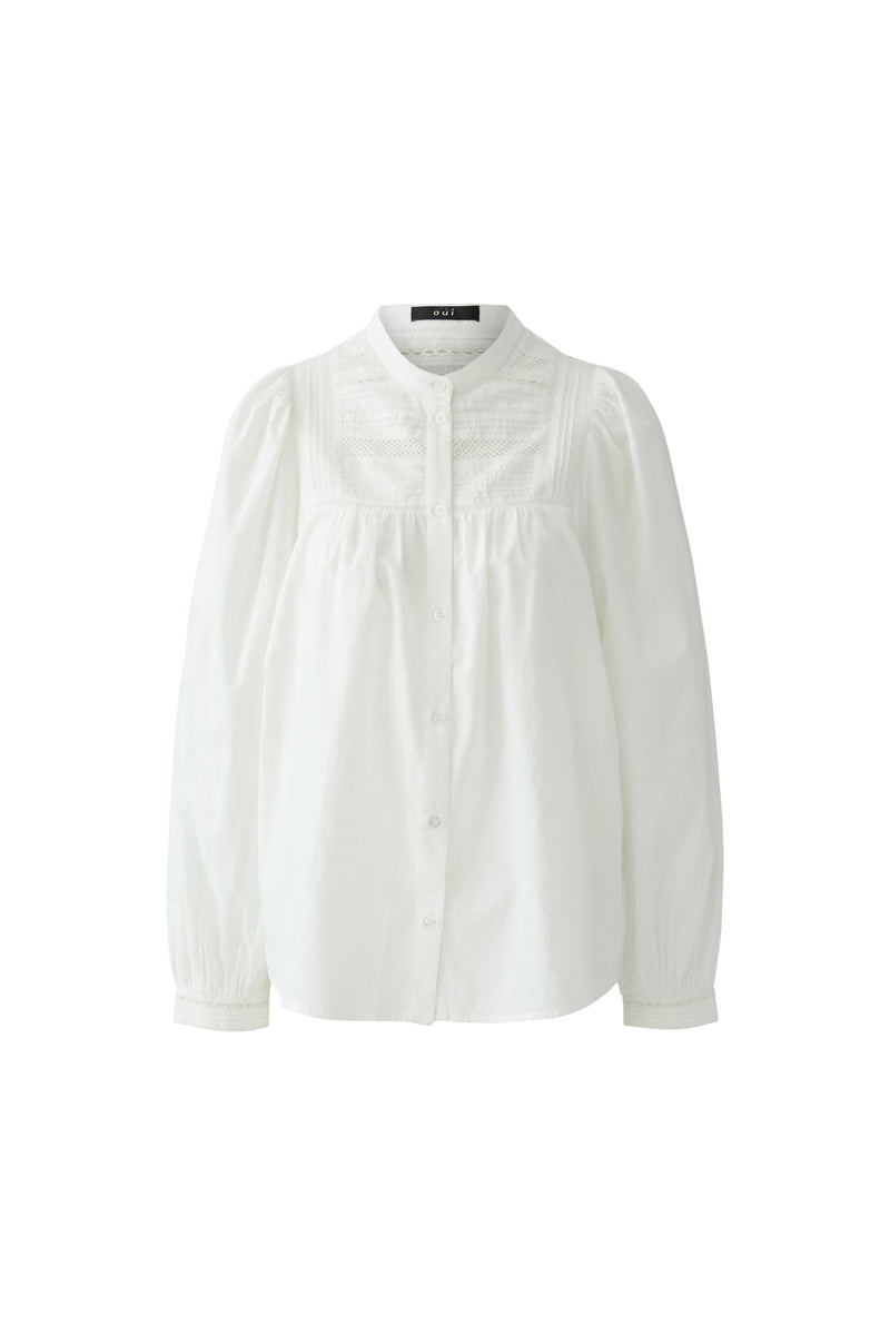 Blouse with Lace inserts