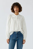 Blouse with Lace inserts