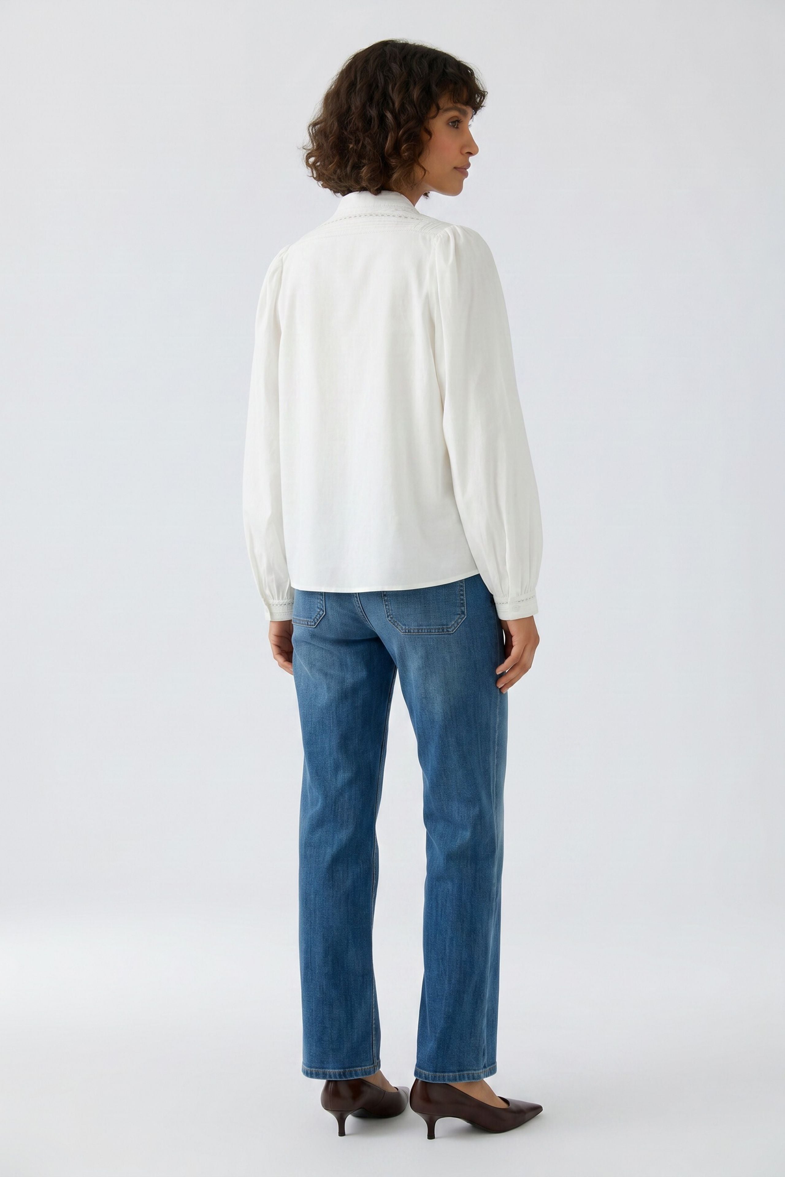 Blouse with Lace inserts