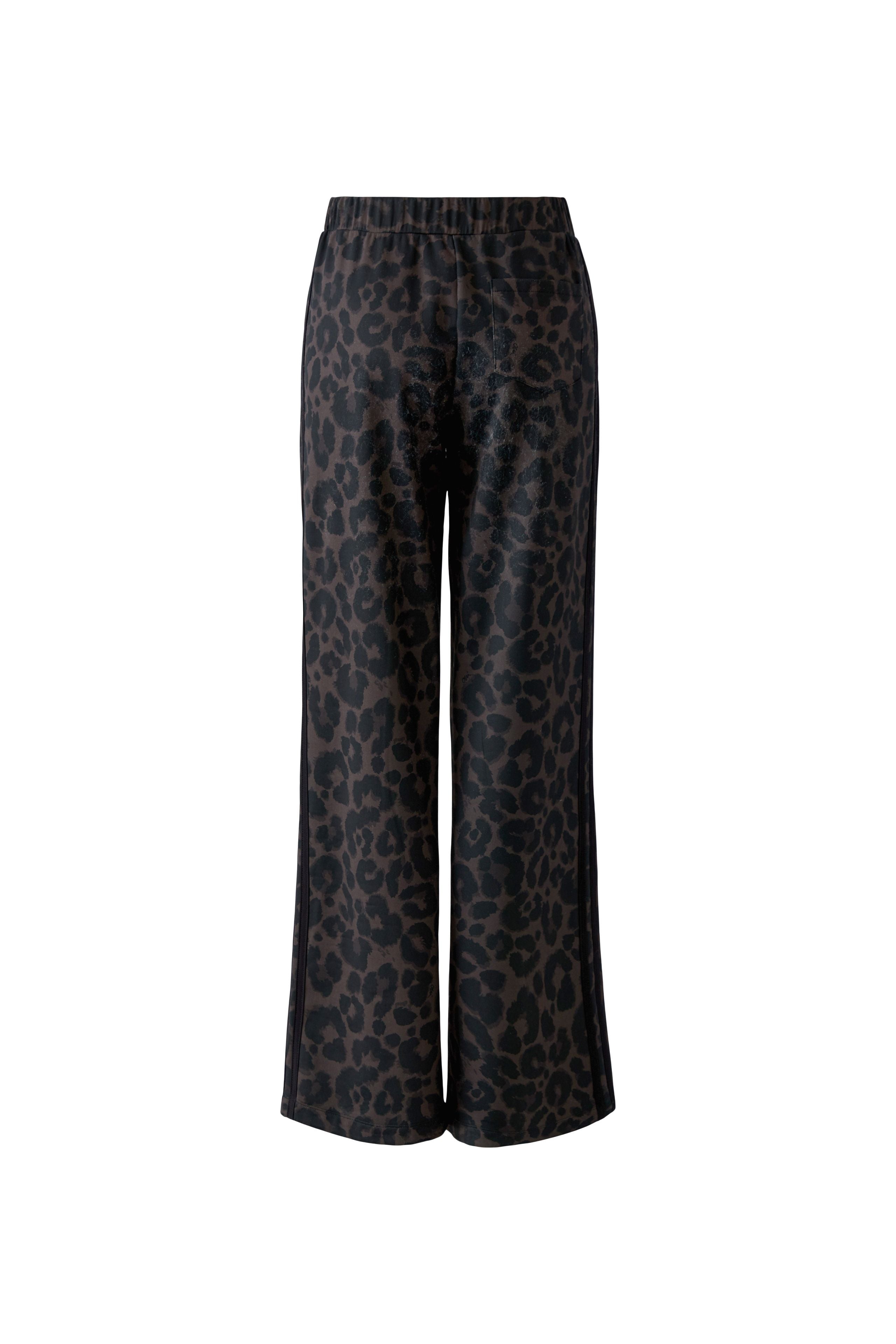 Leopard Print Soft Scuba Trouser