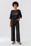 Leopard Print Soft Scuba Trouser