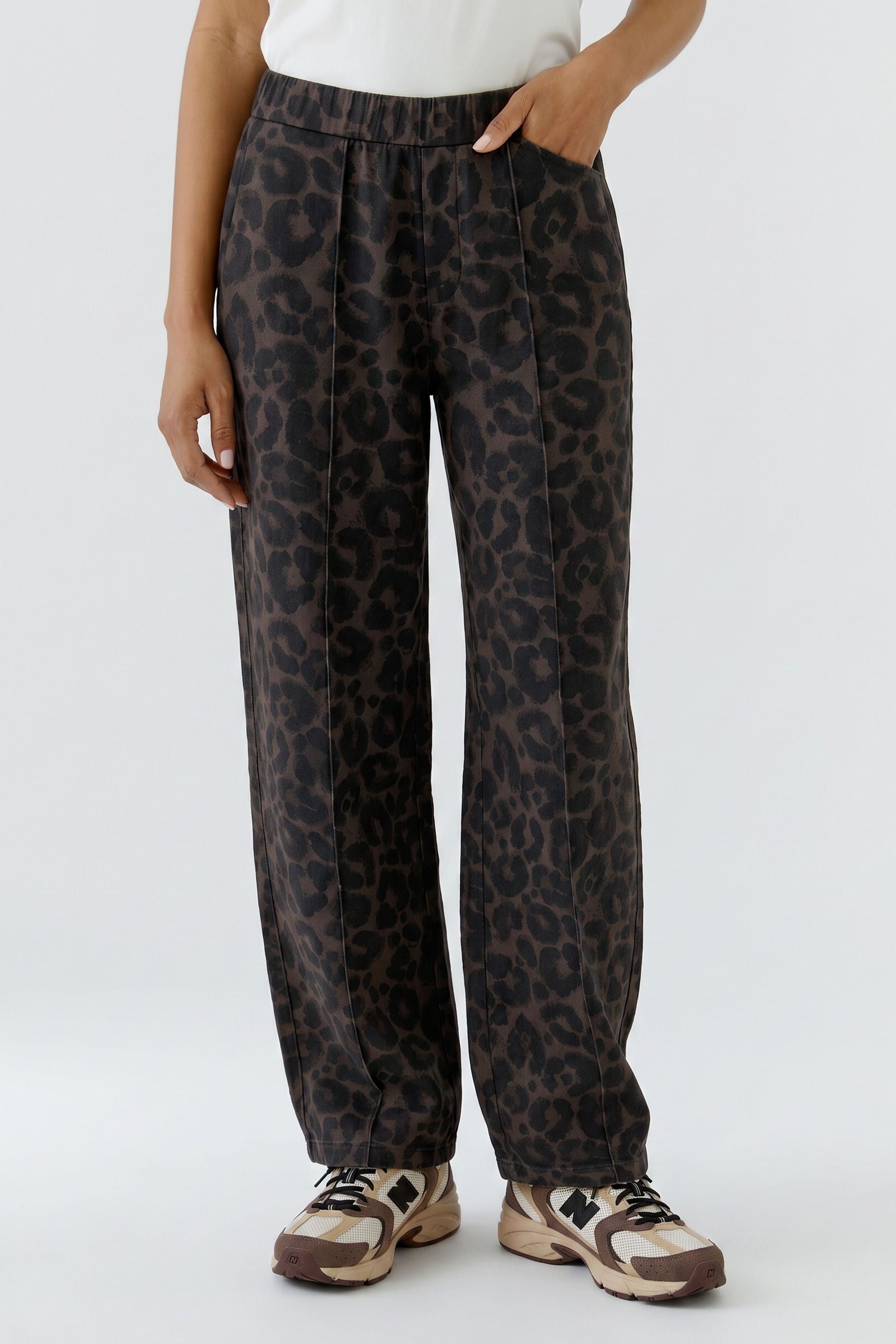 Leopard Print Soft Scuba Trouser