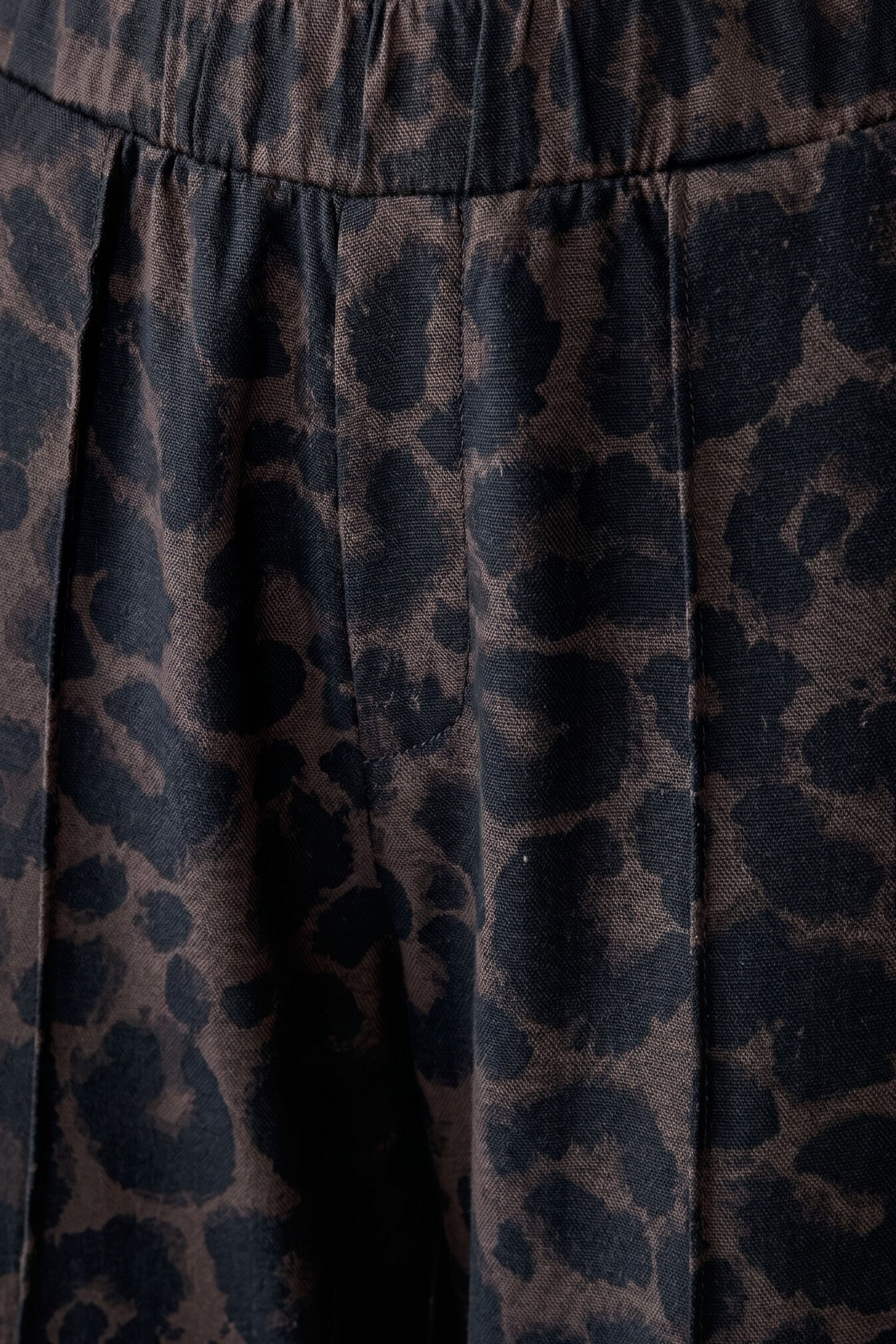 Leopard Print Soft Scuba Trouser