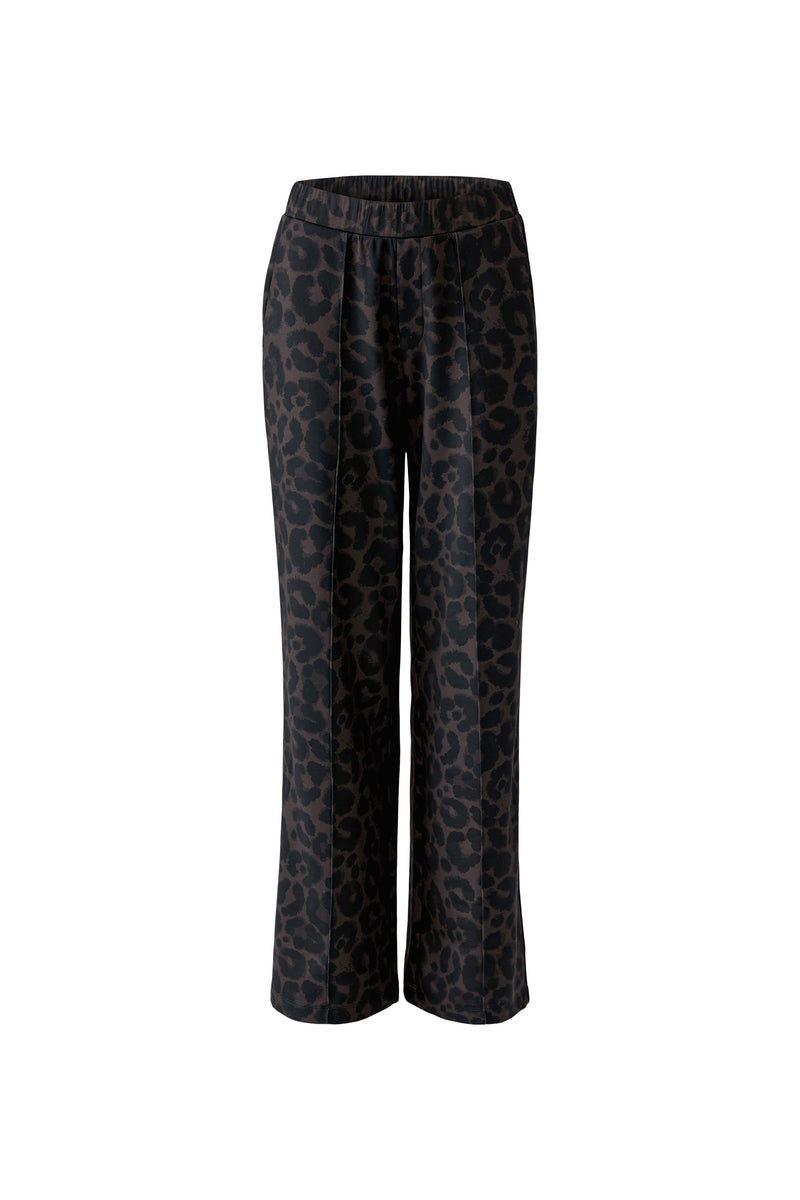 Leopard Print Soft Scuba Trouser