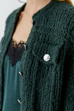 Cardigan in Forest Green
