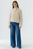 Teddy Cardigan in Whitecap