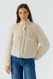 Teddy Cardigan in Whitecap