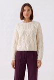 beige sweater from oui