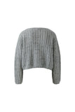 Grey Sweater with Sequin shoulders