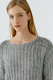 Grey Sweater with Sequin shoulders