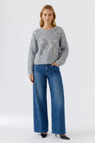 Grey Sweater with Sequins