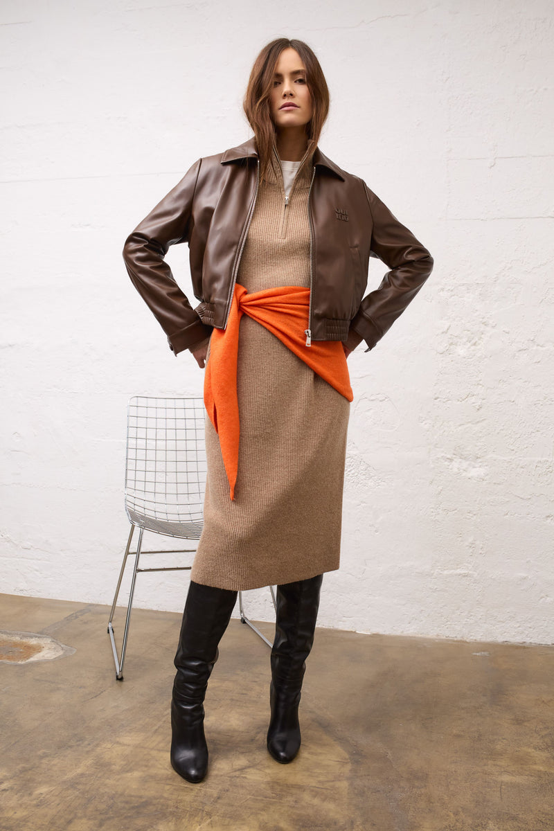 Orange Triangle Scarf