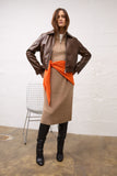 Orange Triangle Scarf