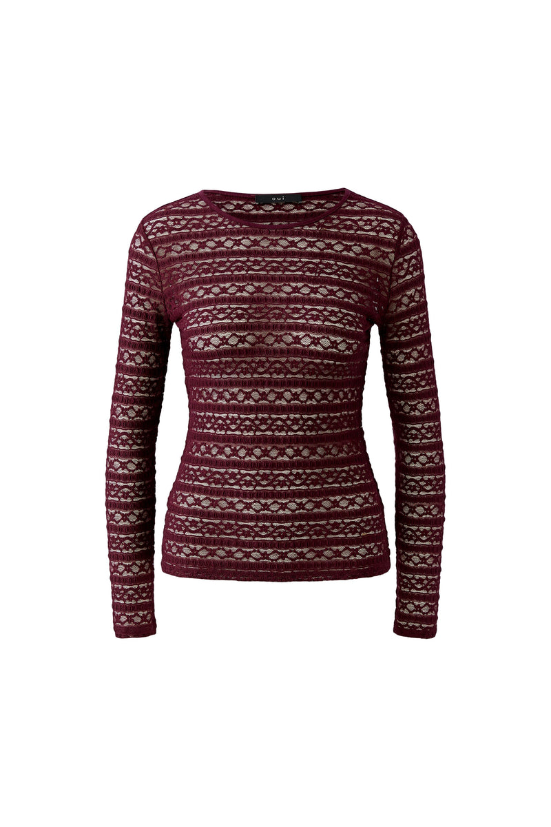 Long sleeve shirt lace - bramble berry