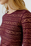 Long sleeve shirt lace - bramble berry