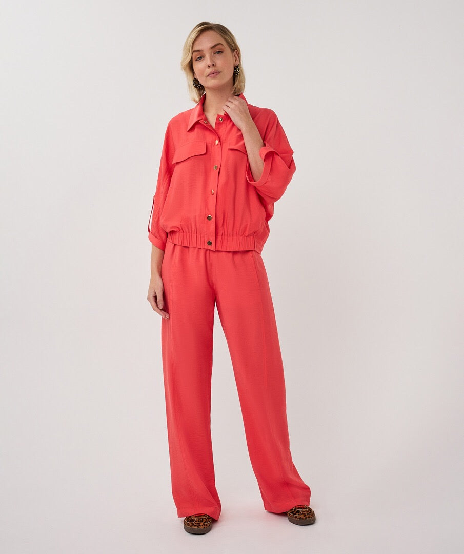 Chilli Red Drawstring Trouser