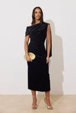 ElenI Dress in Black Velvet