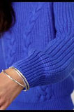 Row Sweater in Blue