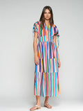 Rainbow Striped Dress