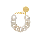 Vanessa Baroni flat bracelet in pearl marble