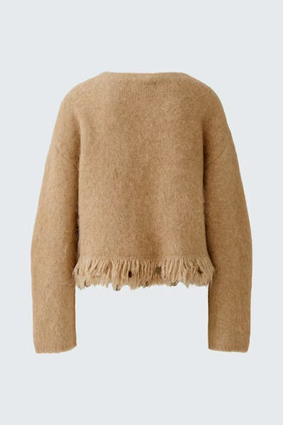 OUI Pullover in Beige