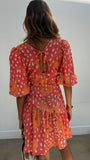 Coral Poppy Mini Nova Dress