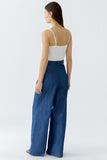 Extra long wide leg jeans
