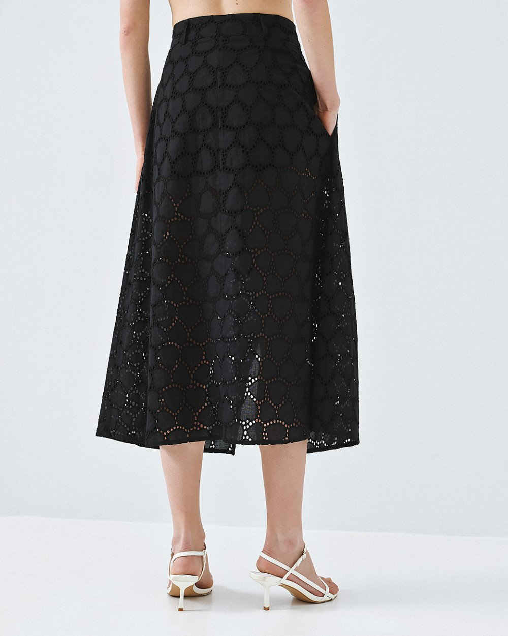 Black lace Skirt