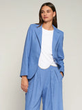 Blue Herringbone Jacket
