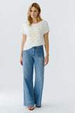 Tshirt with White Embellishment