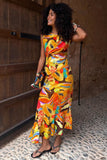 Rio asymmetric skirt