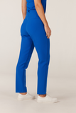 Royal blue trousers with high waist