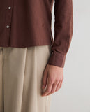 Brown Cotton Shirt